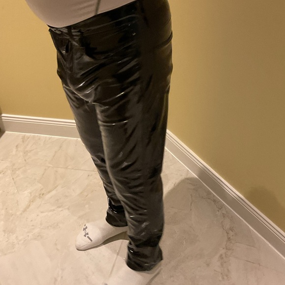 Andrew Christian Black Dress Pants with Sleek Silhouette - Picture 3 of 4